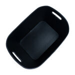 Silverflame 22" Leather Log Basket 